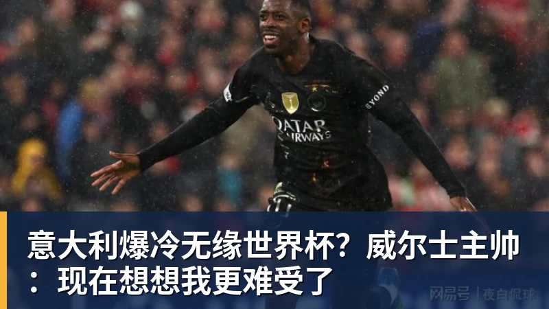 乐虎体育意大利爆冷无缘世界杯？威尔士主帅：现在想想我更难受了